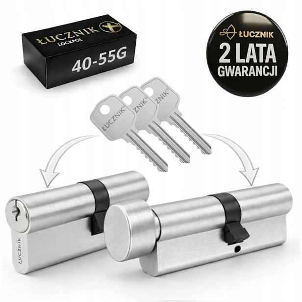 Kompletní Sada Vložek 4055G 40-55G 40G55 Łucznik Pro Zámek Dveří * Polský Výrobek