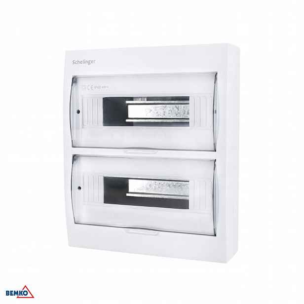 Nástěnný Rozvaděč IP40 Svorky 24N+24PE 2X12P