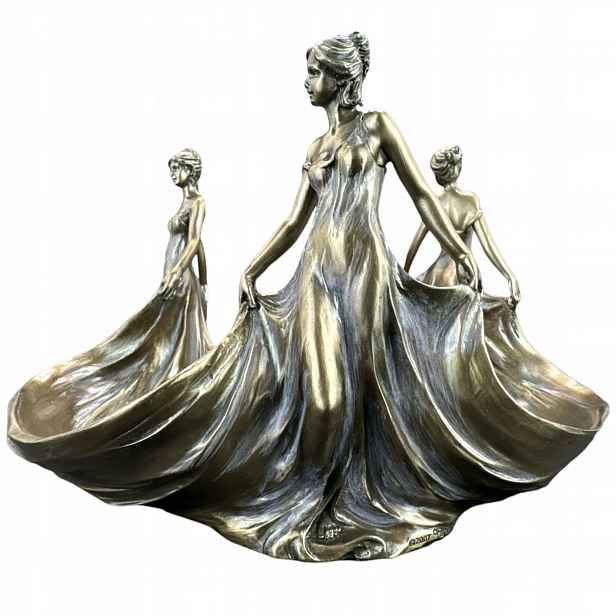 socha figurka Krásná Podnos Tři Lady Veronese (AN10399A4)