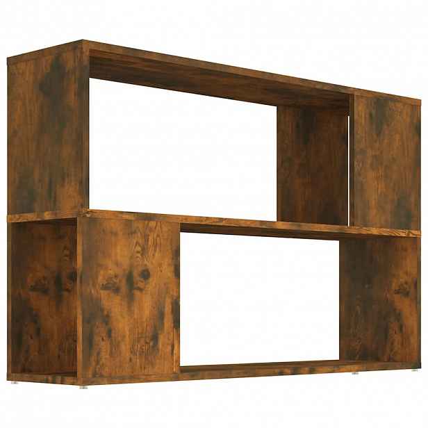 vidaXL Knihovna kouřový dub 100 x 24 x 63 cm kompozitní dřevo