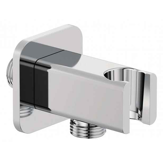 Kludi A-Qa - Sprchové kolínko s držákem, chrom 6556805-00