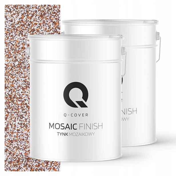 Mozaiková Omítka Mozaika 25 Kg Hnědočervená Hnědá Červená M61 Ozdobná Prémiová