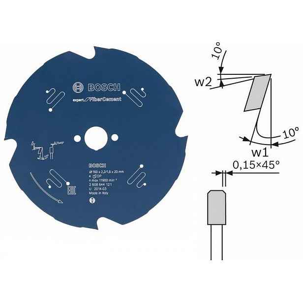 Pilový kotouč na cement Bosch 300 30 8z