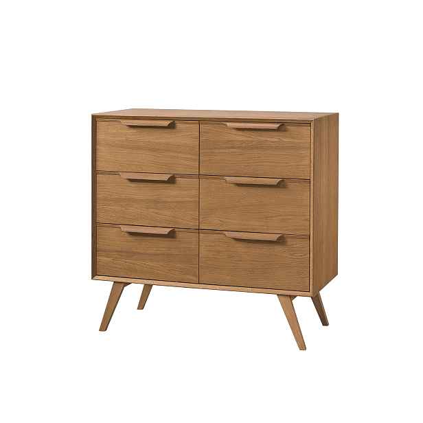 Szynaka Komoda Leo 13 II 105 cm dub Rustikal karamelový