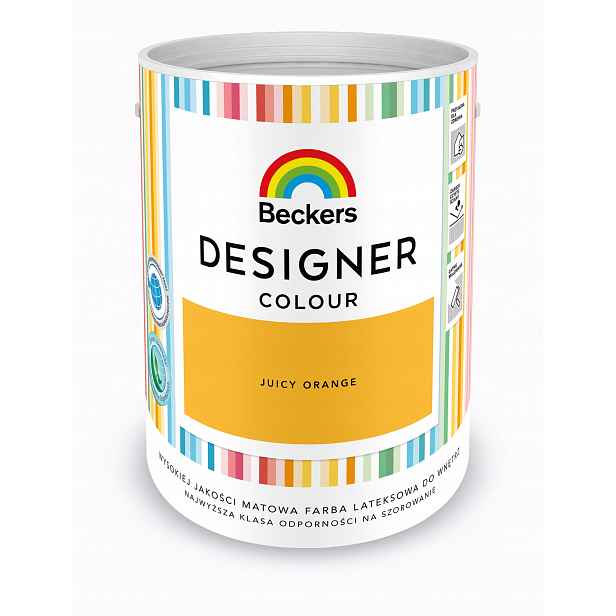 Beckers Designer Colour 5L Mat Barva šťavnatá oranžová (Juicy orange)
