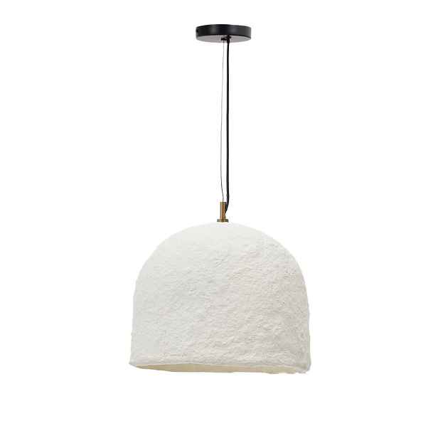 Bílé závěsné svítidlo ø 35 cm Sineu – Kave Home