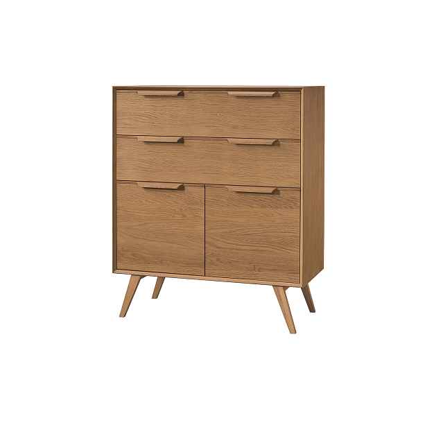 Szynaka Komoda Leo 15 II 105 cm dub Rustikal karamelový