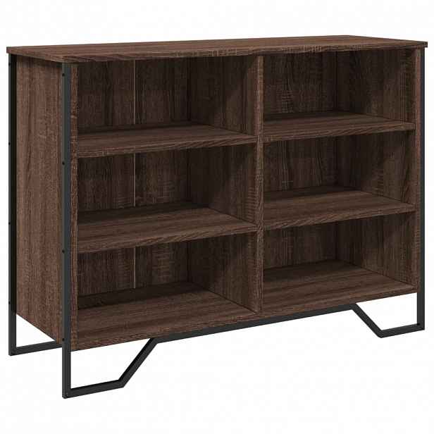 vidaXL Příborník hnědý dub 101 x 35,5 x 74,5 cm kompozitní dřevo