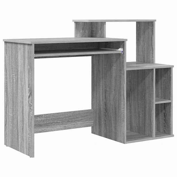 vidaXL Stůl Šedá Sonoma 120,5 x 44 x 88,5 cm Kompozitní dřevo