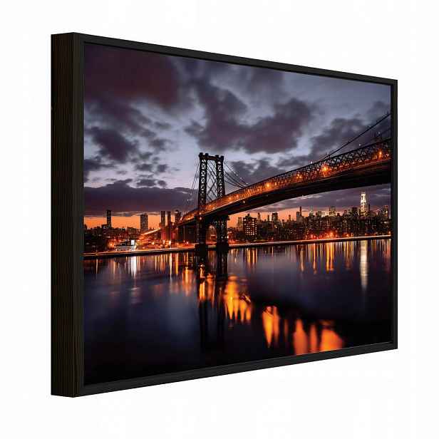 Wallarena ZARÁMOVANÉ obrazy most město Orange 120x80 cm