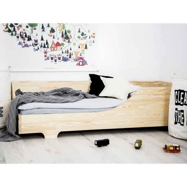 ADEKO Dřevěná postel Easy edge rozměr lůžka: 100 x 190 cm