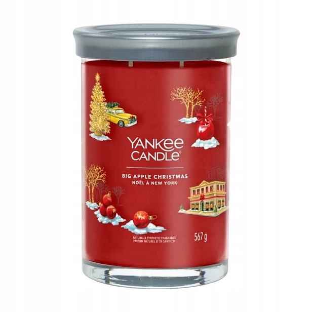 Yankee Candle Tumbler Big Apple Christmas Velká sójová svíčka s dvěma knoty 567 g