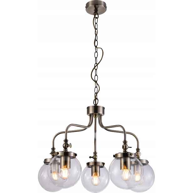 Závěsná patinová lampa 5X40W E27 Ballet Candellux