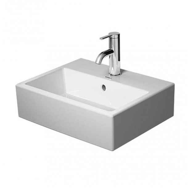 Duravit Vero Air - Umývátko nábytkové 45x35 cm, s přepadem, otvor pro baterii, bílá 0724450027