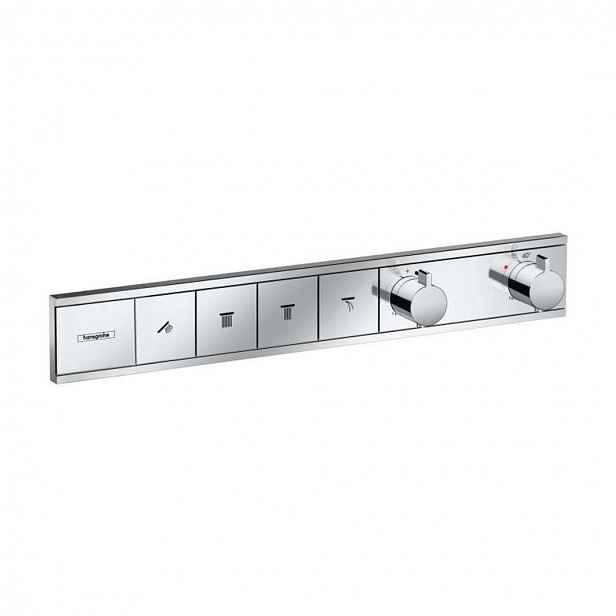 Hansgrohe RainSelect - Baterie pod omítku pro 4 spotřebiče, chrom 15382000