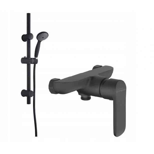 Sprchový Set Černá Invena Dark Baterie