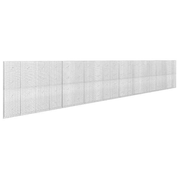 vidaXL Gabion s drátem 5 mm a síťkou 5x5 cm 1000x20x200 cm