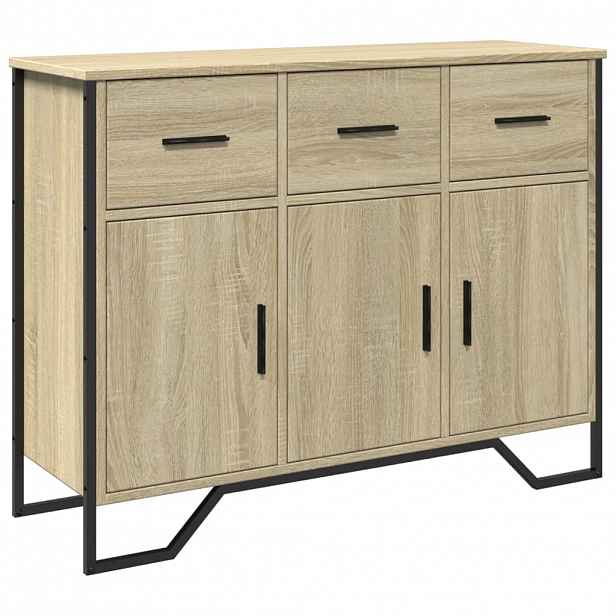 vidaXL Příborník dub sonoma 97 x 32,5 x 74,5 cm kompozitní dřevo