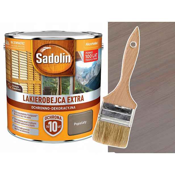Sadolin Lakovna na dřevo Extra popelavá 2,5 l