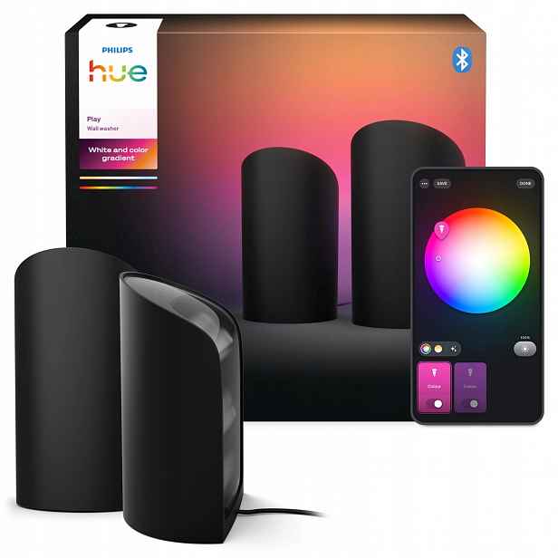 2x Led Rgb inteligentní stolní lampička Zigbee Play Wall Washer Philips Hue