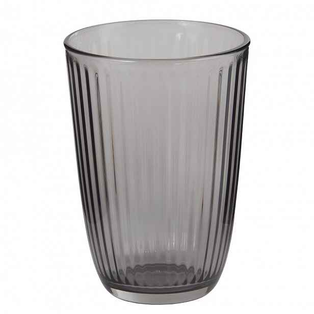 Butlers LINEE Sklenice 390 ml - šedá