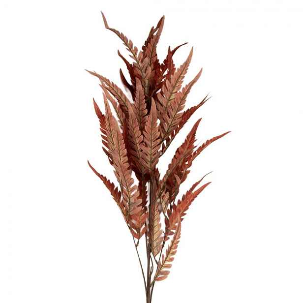 Dekorace umělá větvička s oranžovými listy - 12*12*98 cm Clayre & Eef