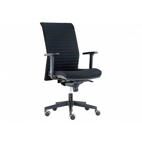 Kancelářská židle REFIRE, černá - výška: 99-118 cm