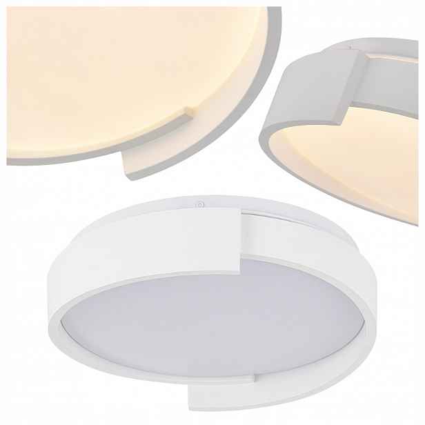 Stropní Svítidlo Stropní Halo 38 CM Bílý Led 25 W Variabilní Barva Světla Cct