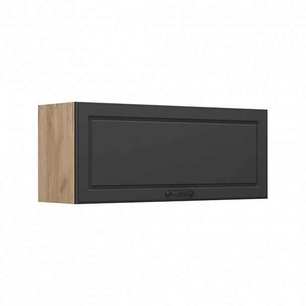 Vicco VĚŠÁK NA STĚNU R-Line, Antracitový venkovský dům/Zlatý mocný dub, 100 cm Plochý