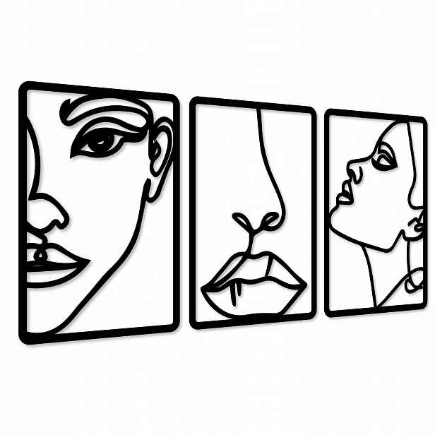Ažurový Obraz Na Zeď Postavy Nástěnná Dekorace Triptych Obrazy Do Kuchyně
