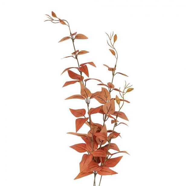 Dekorace umělá větvička s oranžovými listy - 10*10*78 cm Clayre & Eef