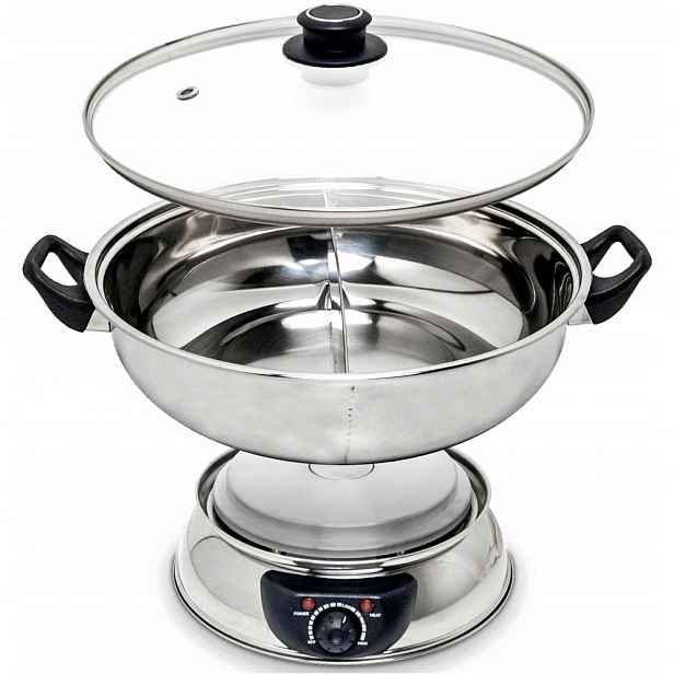 Elektrický horký Hrnec dělený 4,5 litrů 4500 ml pro Hot-Pota 30 cm Remo