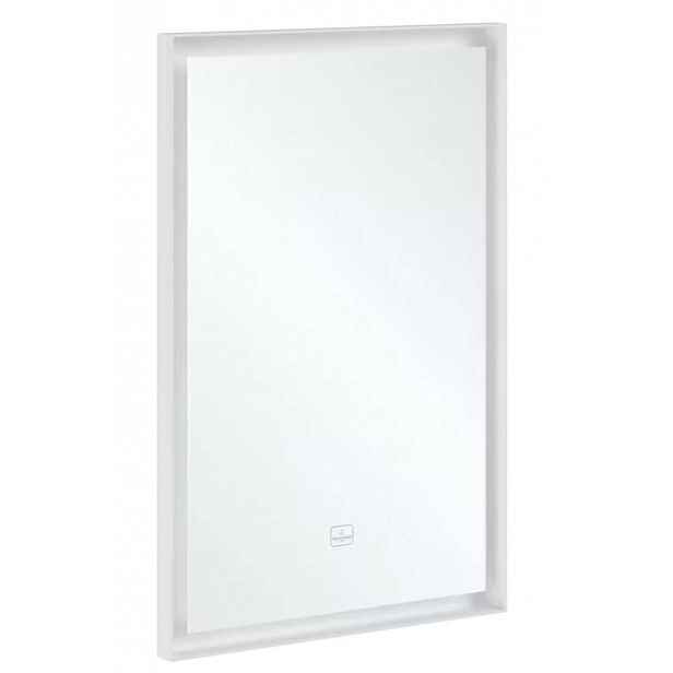 Villeroy & Boch Subway 3.0 - Zrcadlo v rámu s LED osvětlením, 50x75 cm, dotykový senzor A4635000