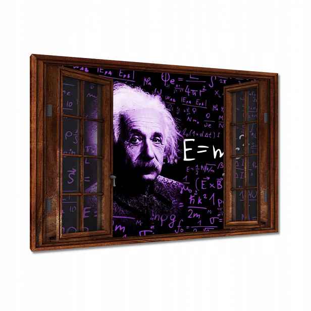 Obrazy 90x60 Fialový profesor
