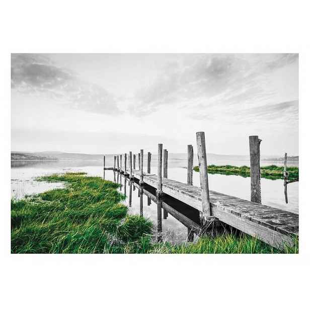 Fototapeta Dřevěný Most Jezero Příroda 254x184