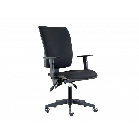 Kancelářská židle LARA, černá - výška: 101-122 cm