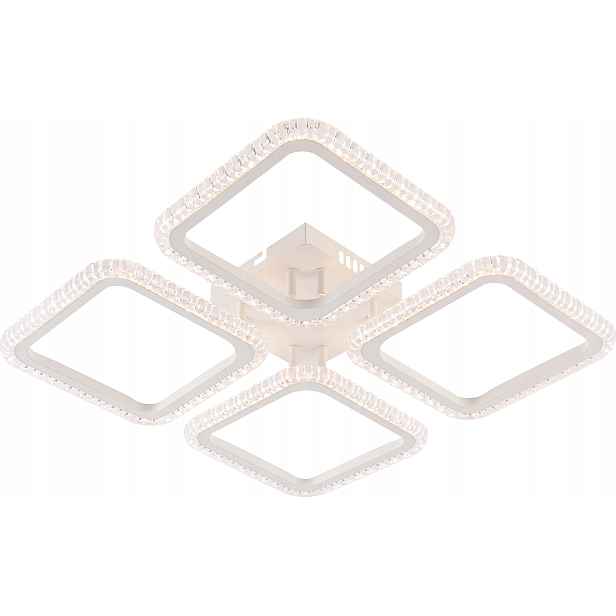 Led Lustr Stropní Svítidlo 88W Bílá Změna Barvy Dálkový Ovladač Vargo DL1228