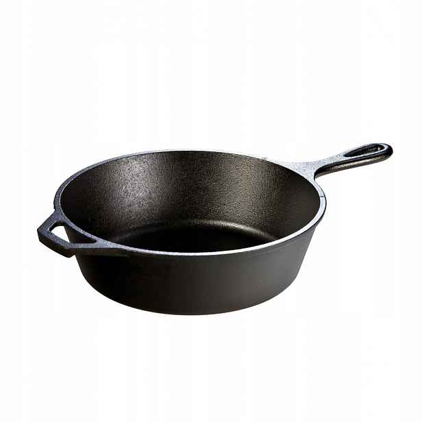 Litinová pánev Lodge hluboká 26 cm – pro indukci, výroba v Usa
