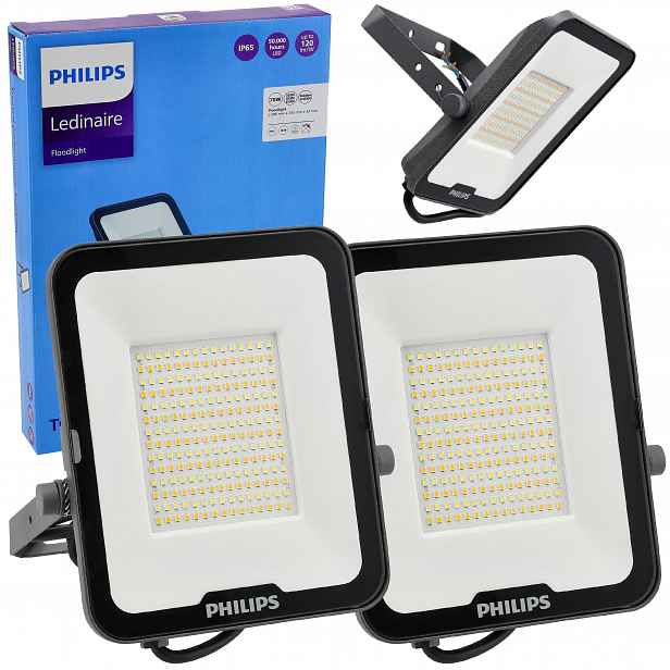 Philips Led reflektor 70W 8400lm Cct IP65 Lampa Ledinaire Halogen x2