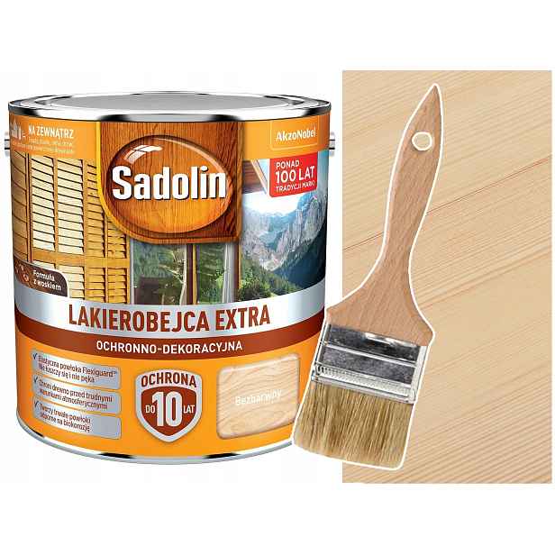 Sadolin Lakovací nátěr na dřevo Extra Bezbarvý 2,5L