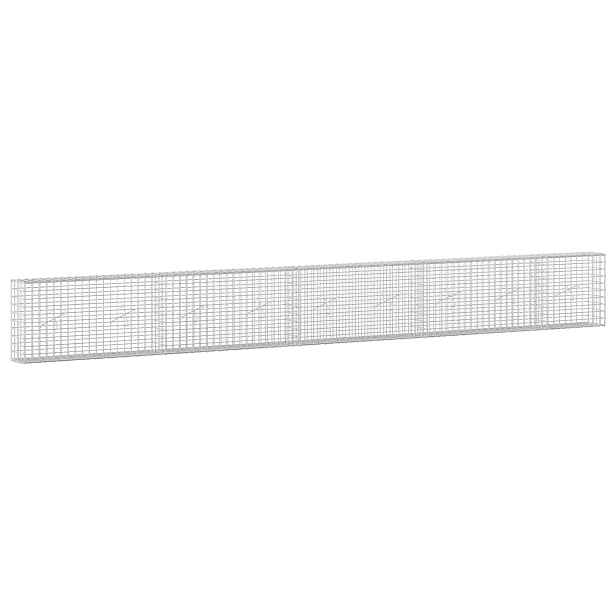 vidaXL Gabion s drátem 5 mm a síťkou 5x5 cm 450x20x50 cm