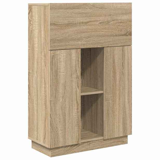 vidaXL Stůl Sonoma dub 71,5 x 31,5 x 106,5 cm Kompozitní dřevo