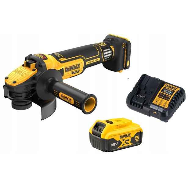 DCG409VSP1 Úhlová Bruska 18V 125MM S Regulací Otáček 1X5AH Nabíječka