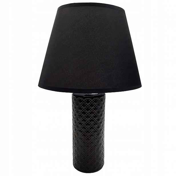Noční Lampa Černá Moderní Stolní Lampa Glamour