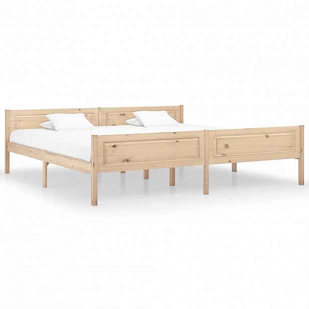 vidaXL Rám postele masivní borové dřevo 200 x 200 cm