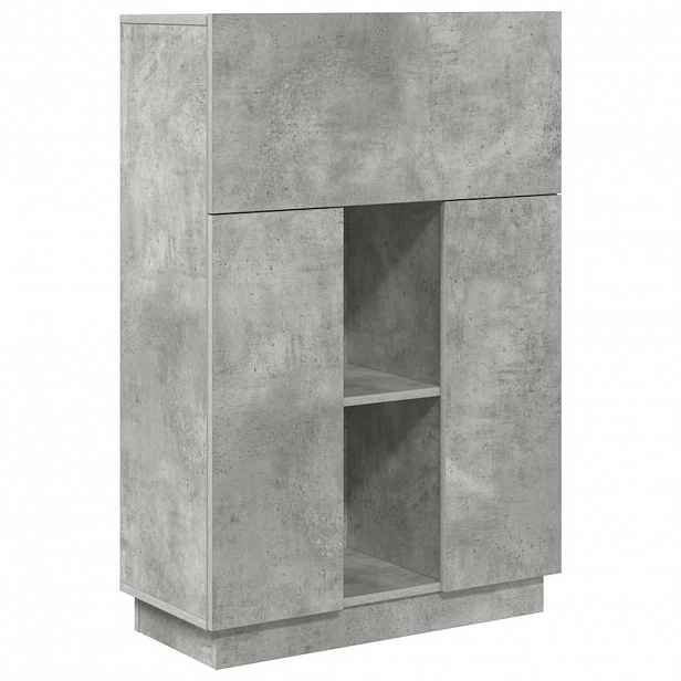 vidaXL Stůl Betonově šedá 71,5 x 31,5 x 106,5 cm Kompozitní dřevo