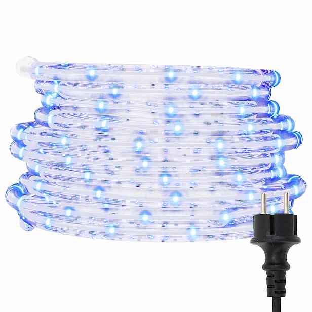 vidaXL Světelný řetěz s 240 studenými bílými LED 10 m PVC