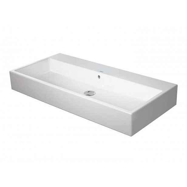 Duravit Vero Air - Umyvadlo nábytkové 100x47 cm, s přepadem, bez otvoru pro baterii, bílá 2350100028