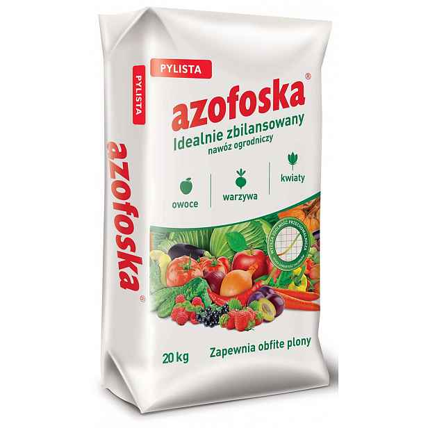 Dusíkaté hnojivo azofoska pylové ovoce zelenina květiny prášek 20 kg