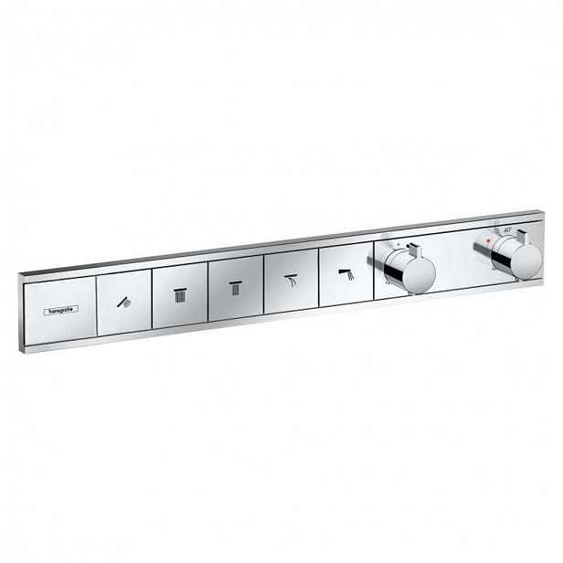 Hansgrohe RainSelect - Termostatická baterie pod omítku, pro 5 spotřebičů, chrom 15384000